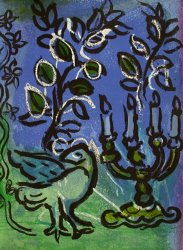 Marc Chagall Jerusalem Windows Chandeiier