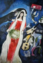 Marc Chagall La Mariee