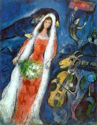 Marc Chagall La Mariee