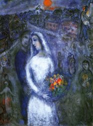 Marc Chagall Le Couple painting