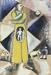 Marc Chagall Maternity. (1912) painting