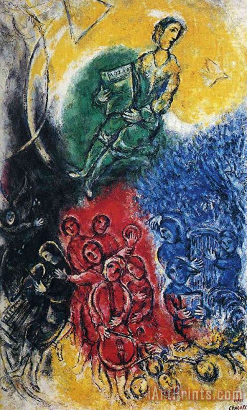 Marc Chagall Music 1963 Art Print