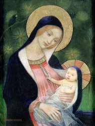 Marianne Stokes Madonna of the Fir Tree