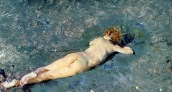 Mariano Fortuny y Marsal Beach at Portici painting
