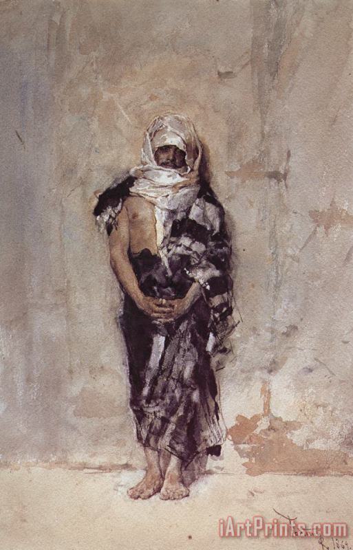 Mariano Jose Maria Bernardo Fortuny Y Carbo Moroccan Man Art Painting