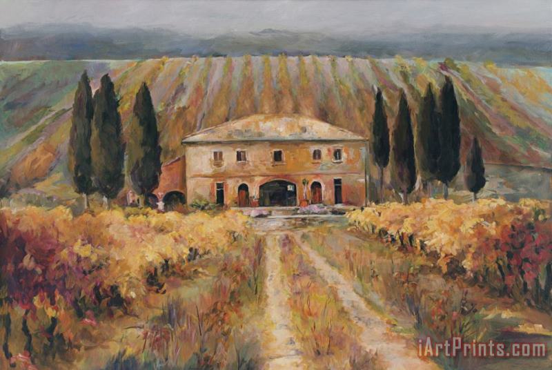 Toscan Vigna painting - Marilyn Hageman Toscan Vigna Art Print