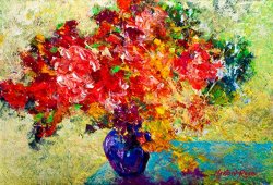 Marion Rose Abstract Floral 1
