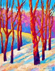 Marion Rose Dusk's Veil painting