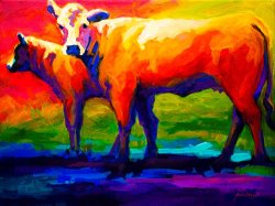 Marion Rose Golden Beauty - Cow and Calf