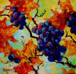 Marion Rose Grapes Mini painting