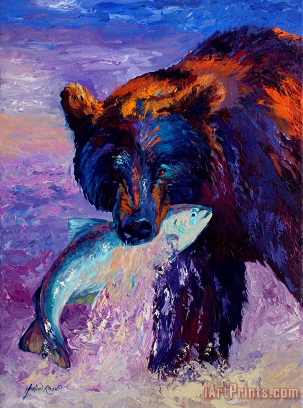 Heartbeats Of The Wild painting - Marion Rose Heartbeats Of The Wild Art Print