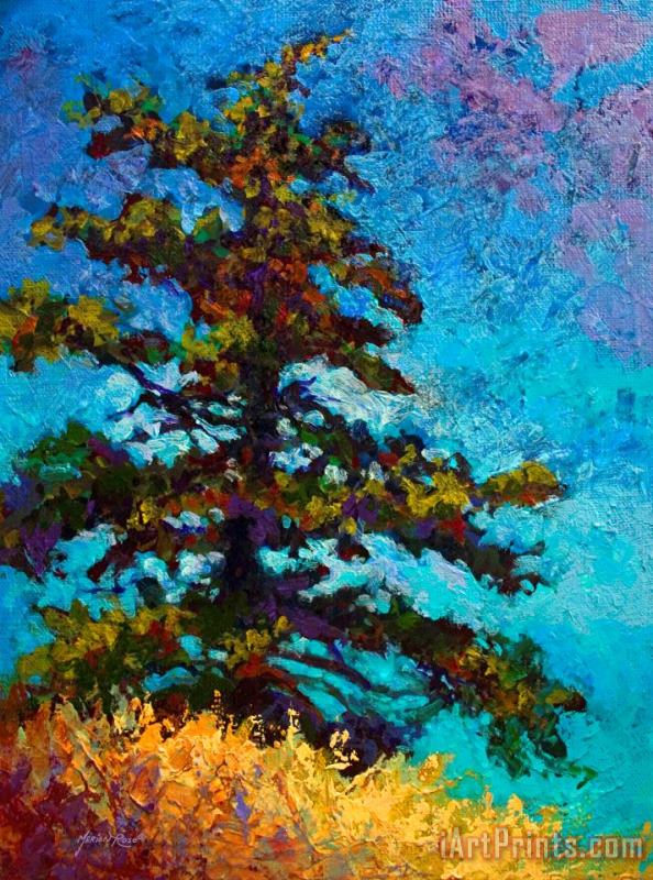 Lone Pine II painting - Marion Rose Lone Pine II Art Print