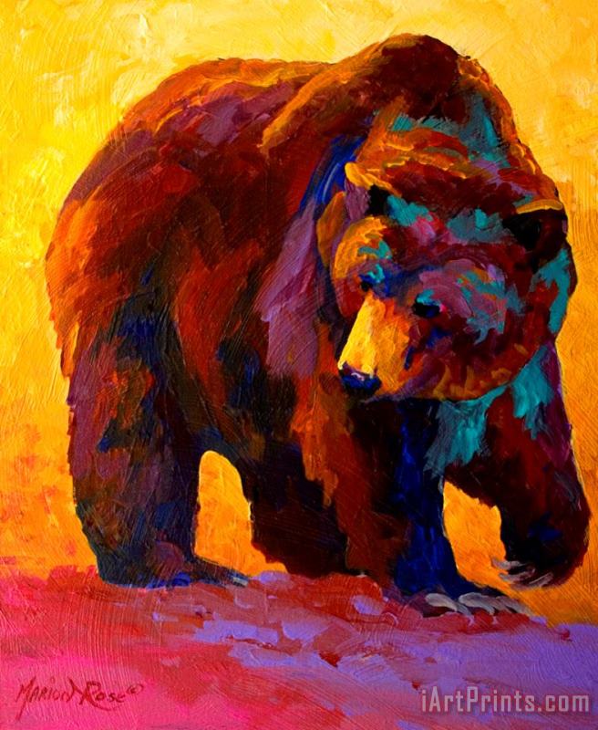 Marion Rose My Fish - Grizzly Bear Art Painting