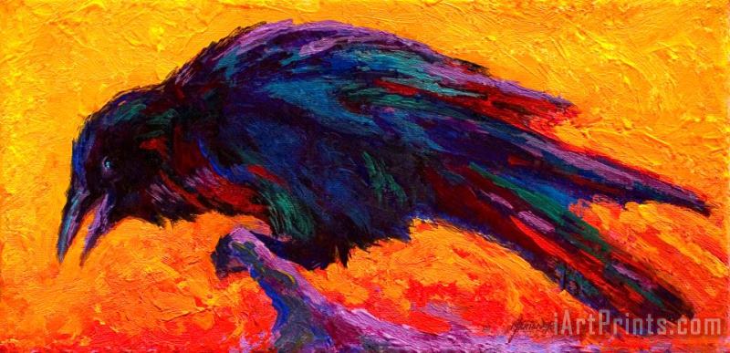 Marion Rose Raven Art Painting