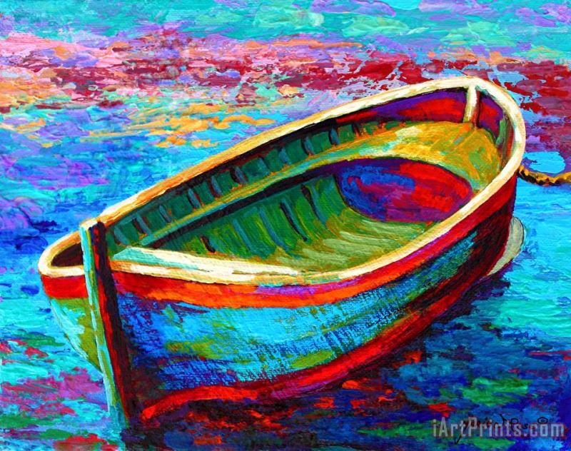 Marion Rose Riviera Boat I Art Print
