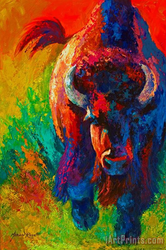 Marion Rose Straight Forward Introduction - Bison Art Painting