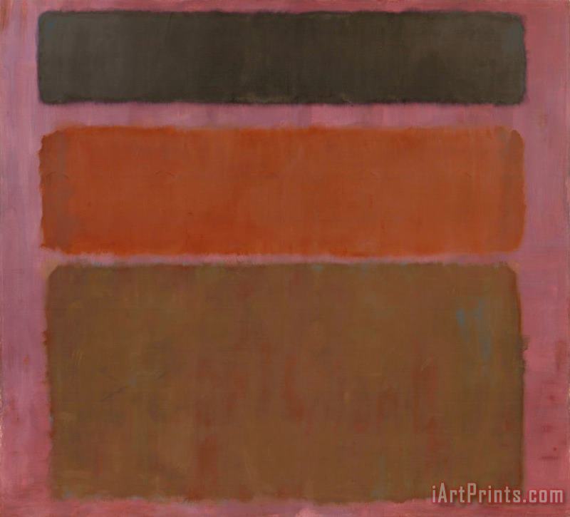 Mark Rothko No. 16 (red, Brown, And Black) C.1958 Art Painting