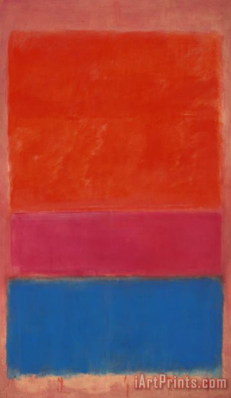 Mark Rothko No 1 Royal Red And Blue 1954 Art Painting