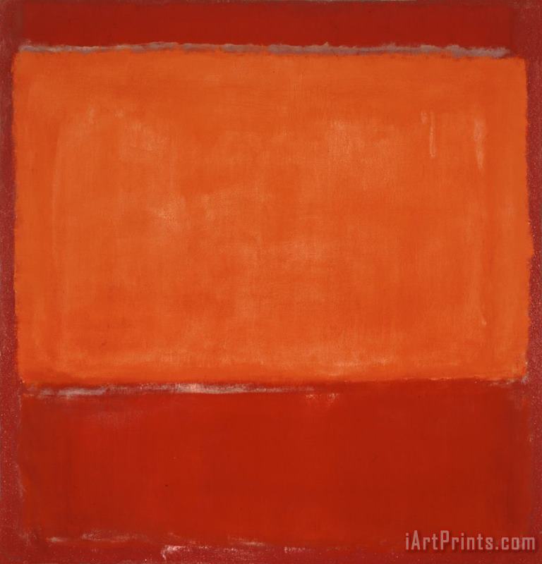 Mark Rothko Orange And Red on Red Art Print