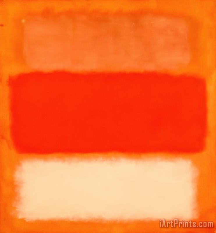 Mark Rothko Rothko in Orange Art Painting