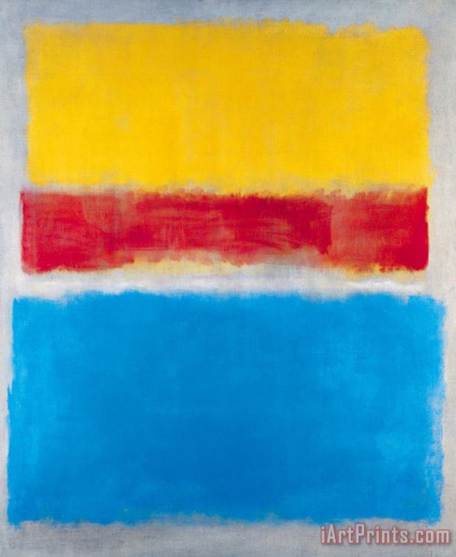 Mark Rothko Untitled Yellow Red And Blue Art Print