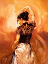Mark Spain Bolero painting