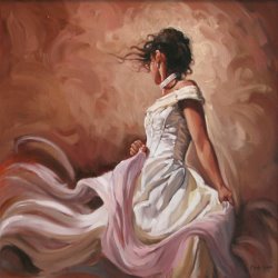 Mark Spain Light Breeze I painting