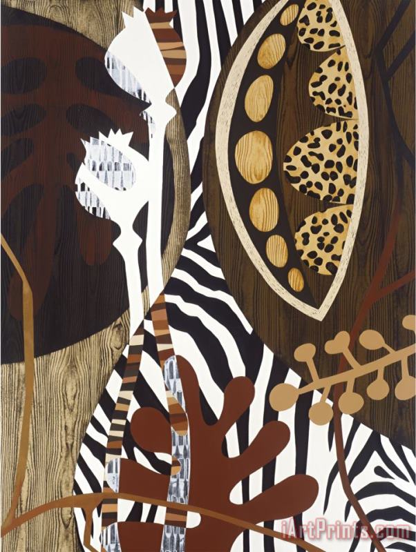 Safari 1 painting - Mary Calkins Safari 1 Art Print