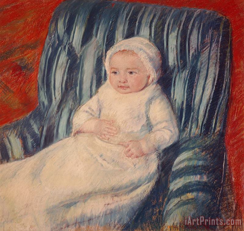 Child on a Sofa painting - Mary Cassatt Child on a Sofa Art Print