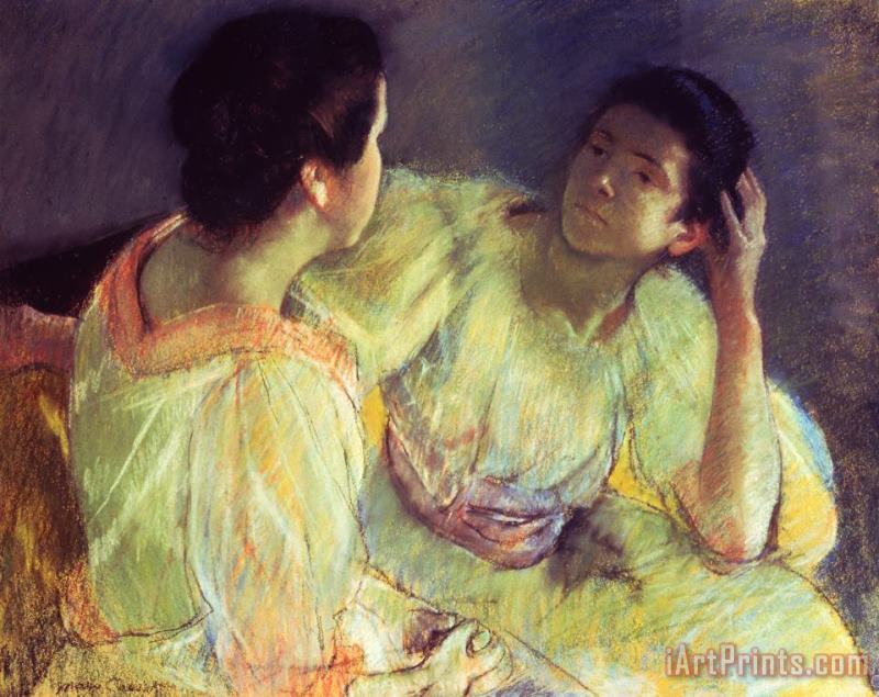 Mary Stevenson Cassatt The Conversation Art Painting