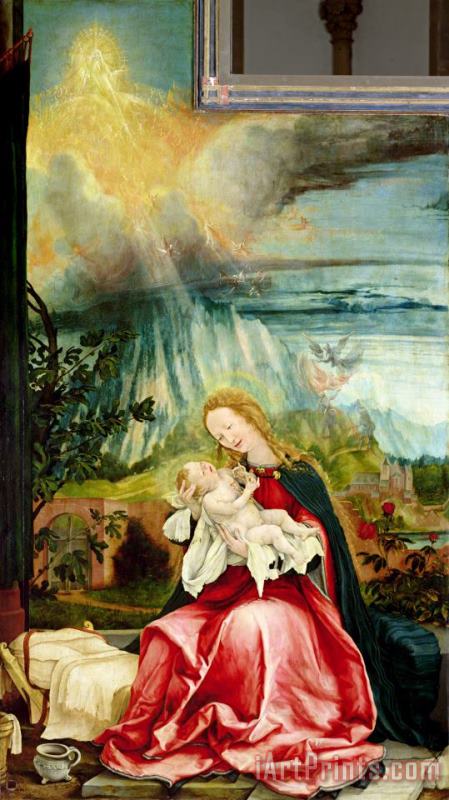 Matthias Grunewald The Nativity, From The Isenheim Altarpiece Art Painting