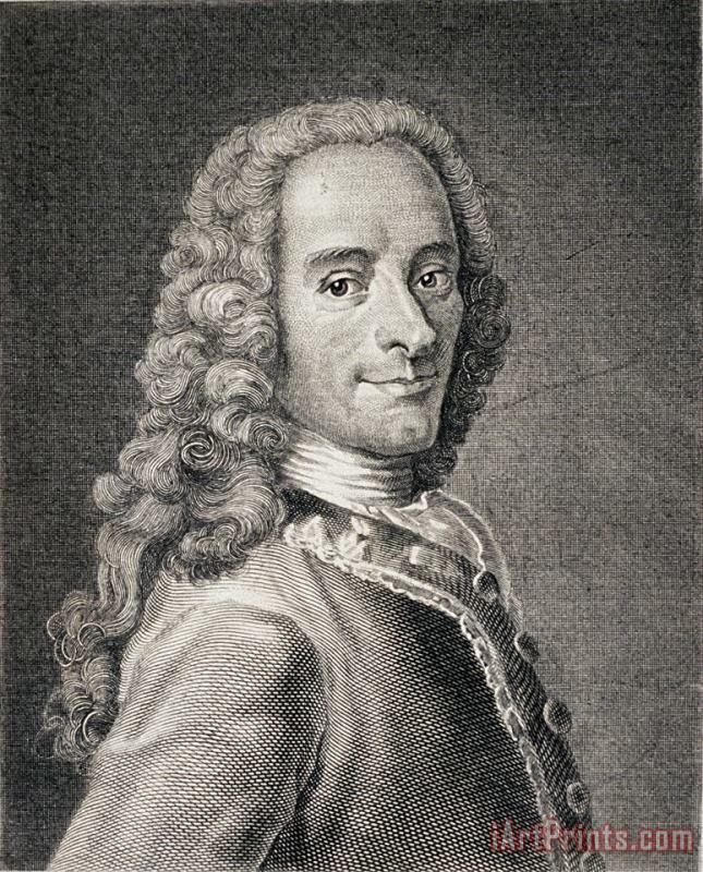 Francois Marie Arouet De Voltaire (1694 1778) painting - Maurice-Quentin de La Tour Francois Marie Arouet De Voltaire (1694 1778) Art Print