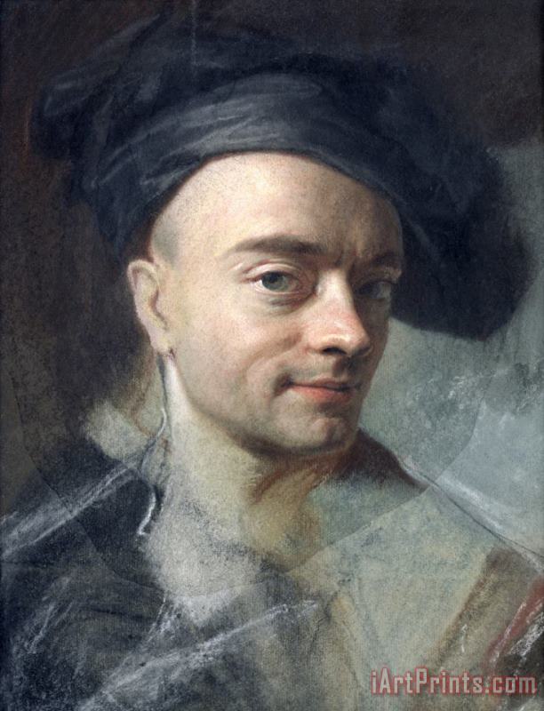 Maurice-Quentin de La Tour Self Portrait Art Painting