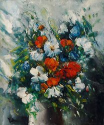 Maurice De Vlaminck Vase De Fleurs Art Print for sale - iArtPrints.com