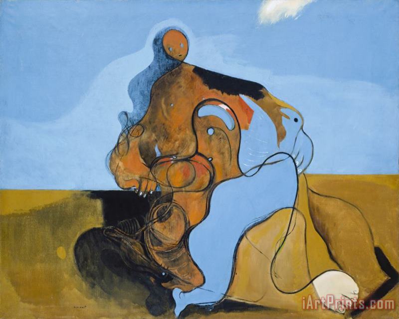 Max Ernst The Kiss Art Painting