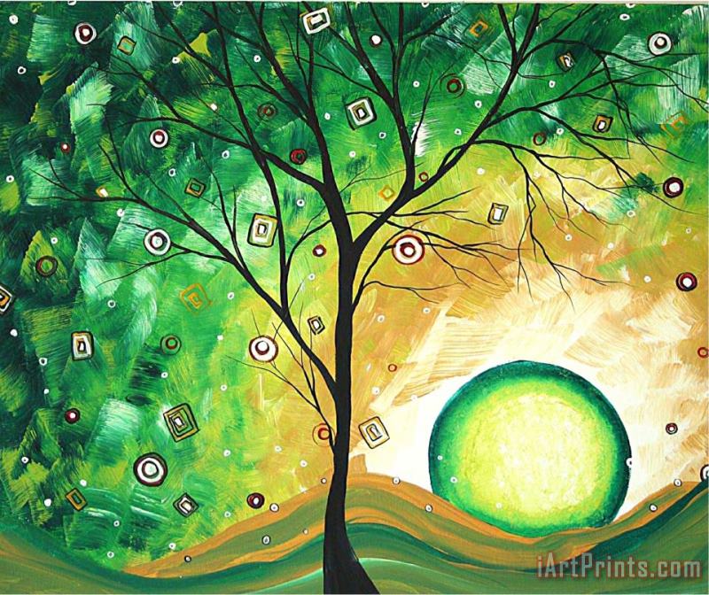 Barren Green painting - Megan Aroon Duncanson Barren Green Art Print