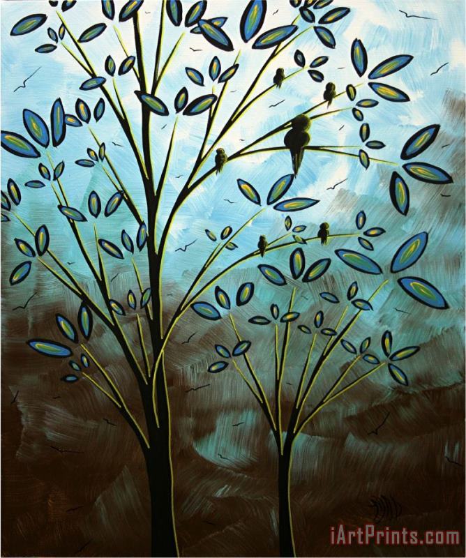 Bird House painting - Megan Aroon Duncanson Bird House Art Print