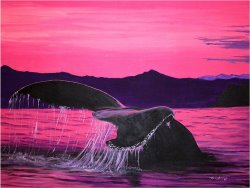 Megan Aroon Duncanson Pink Whale