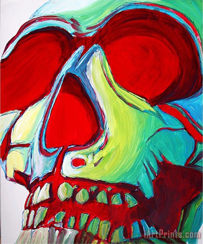 Megan Aroon Duncanson Skull Art Painting