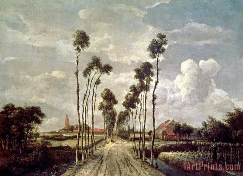 Meindert Hobbema The Avenue at Middelharnis Art Painting