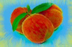 Michael Greenaway Abstract Fruit Painting
