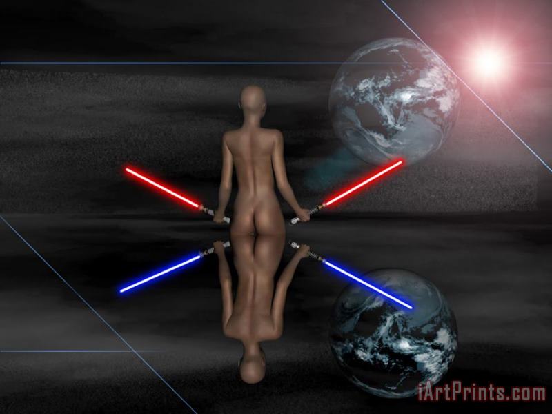 Michael Greenaway Star Wars Parallel Universe Art Painting