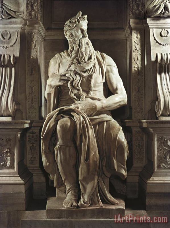 Michelangelo Buonarroti Michelangelo Moses Art Painting