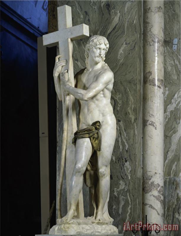 Risen Christ painting - Michelangelo Buonarroti Risen Christ Art Print