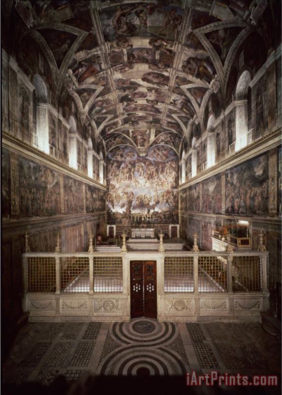 Michelangelo Buonarroti Sistine Chapel Art Print
