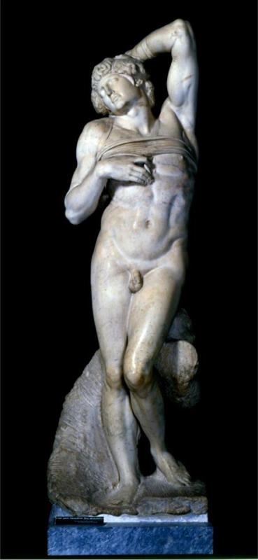 Michelangelo Buonarroti The Dying Slave 1513 15 Art Print