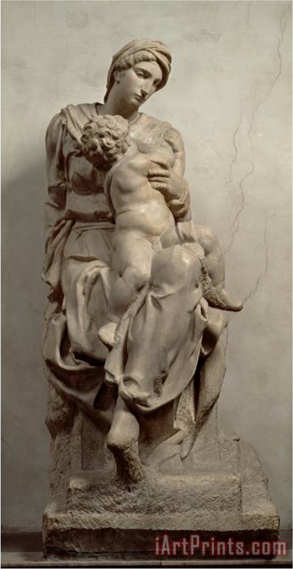 Michelangelo Buonarroti The Virgin And Child Art Painting