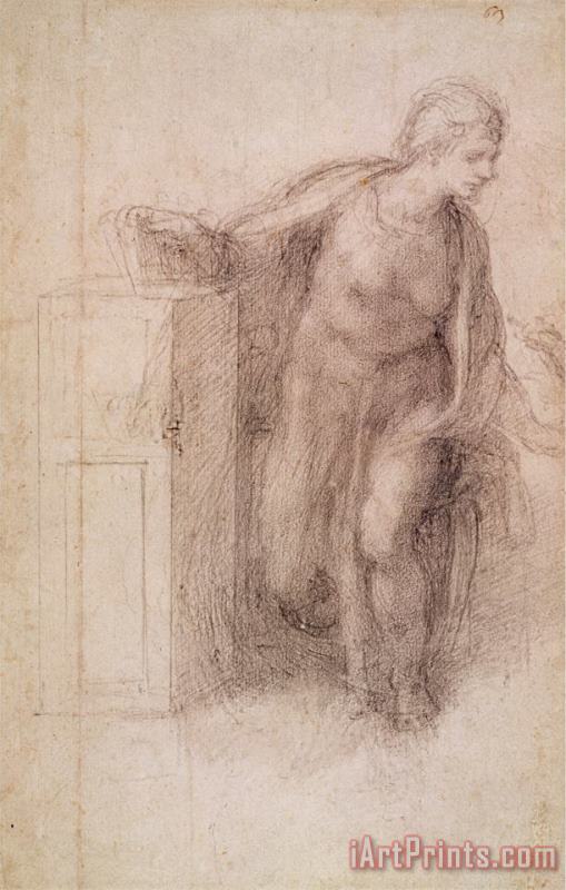 Michelangelo Buonarroti The Virgin Annunciate C 1546 Art Painting