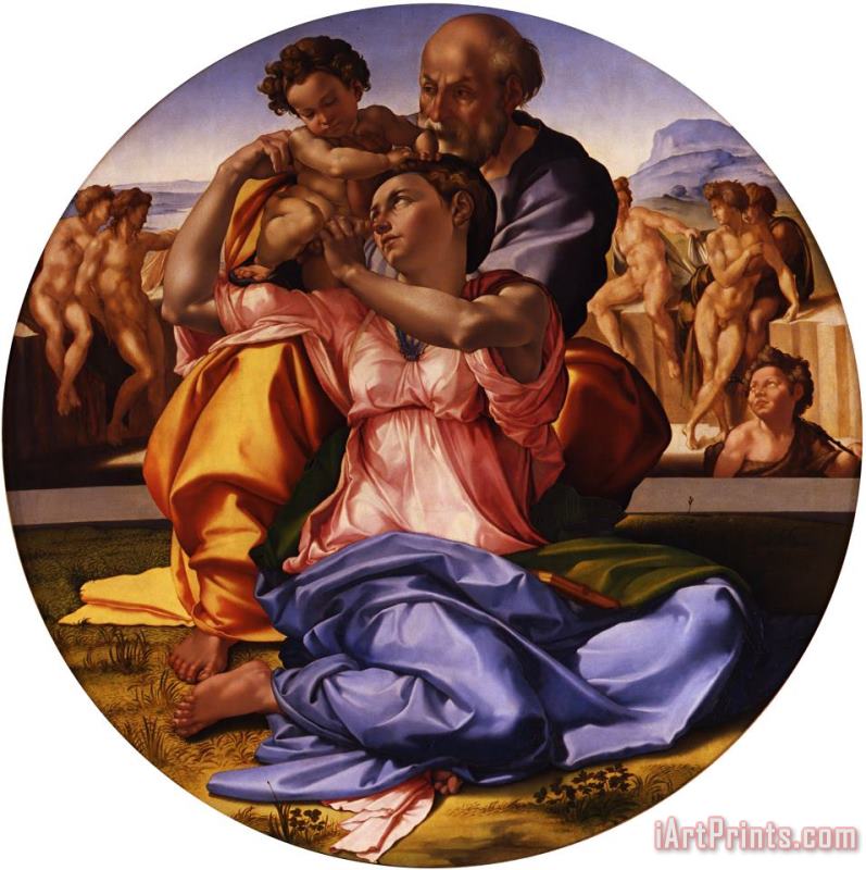 Michelangelo Buonarroti Tondo Doni Art Print