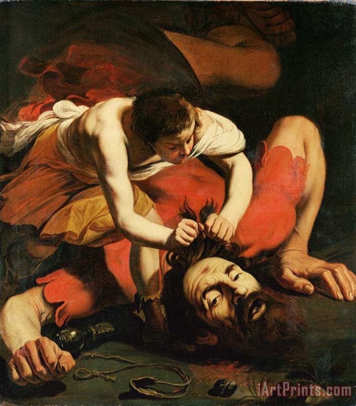 Michelangelo Caravaggio David with the Head of Goliath Art Painting